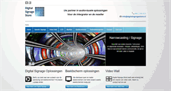 Desktop Screenshot of digitalsignagestore.nl