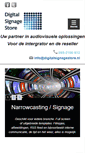 Mobile Screenshot of digitalsignagestore.nl