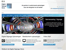 Tablet Screenshot of digitalsignagestore.nl